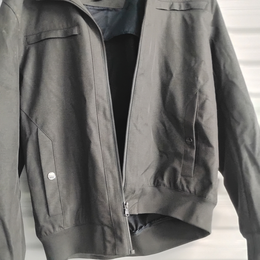 Michael Kors Black Zip-Up Jacket